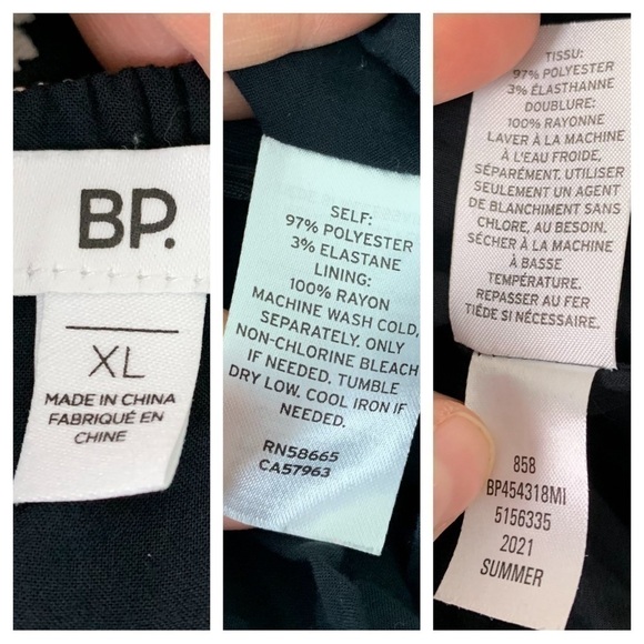 BP Floral Ditsy Tie Front Mini Sundress Dress Daisy Retro XL Sun Dress - Picture 14 of 14